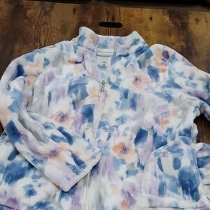 Alfred Dunner Multicolor Teddy Jacket